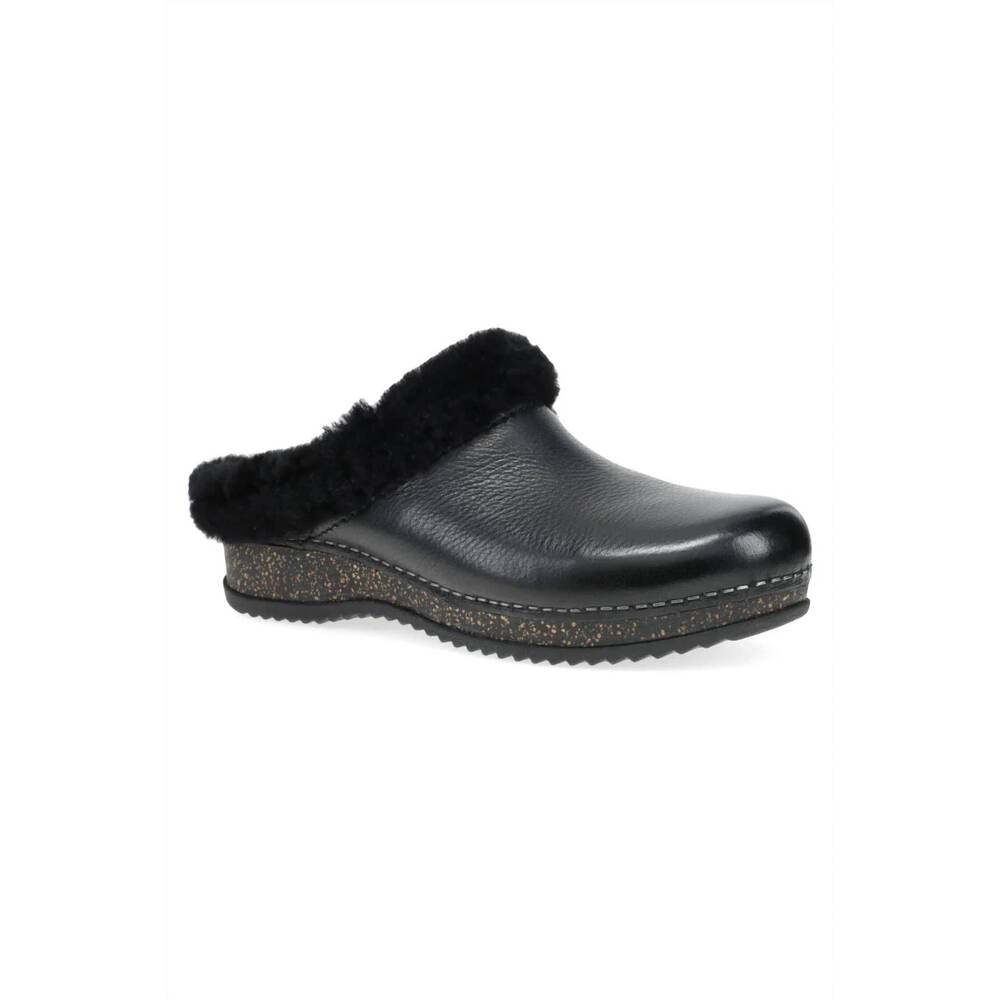 NEW DANSKO women's magda waxy milled mule in black
